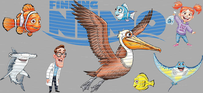 16oz Finding Nemo-N8-60